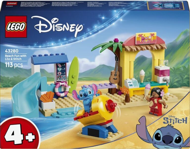 LEGO® Disney Stitch Beach Fun With Lilo & Stitch (43280)