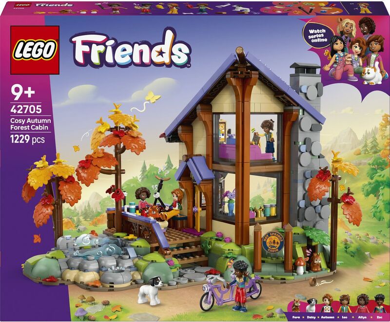 LEGO® Friends Cozy Fall Forest Cabin (42705)