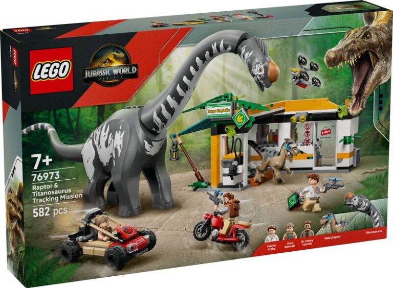 LEGO® Jurassic World Raptor & Titanosaurus Tracking Mission (76973)