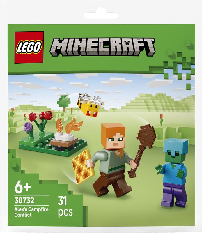 LEGO® Minecraft Alex's Campfire Conflict Mini Builds (30732)