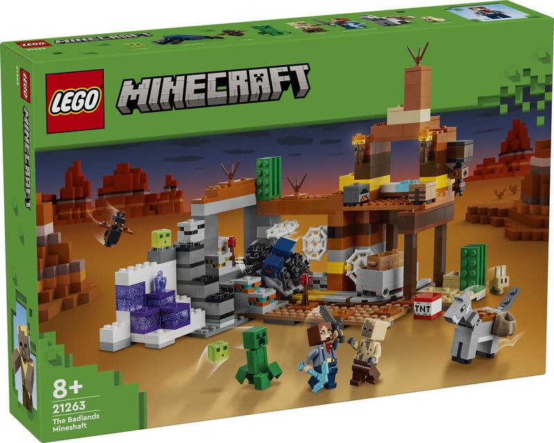 LEGO® Minecraft The Badlands Mineshaft (21263)