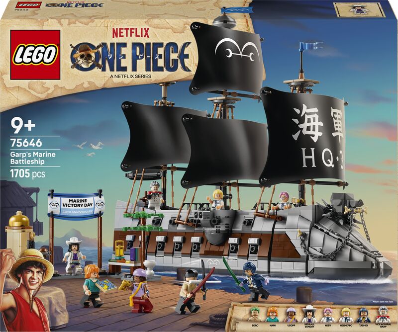 LEGO® One Piece Garp's Marine Battleship (75646)