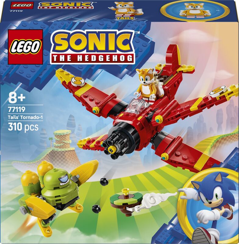 LEGO® Sonic The Hedgehog Tail's Tornado-1 (77119)