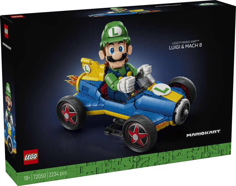 LEGO® Super Mario Kart-Luigi & Mach 8 (72050)