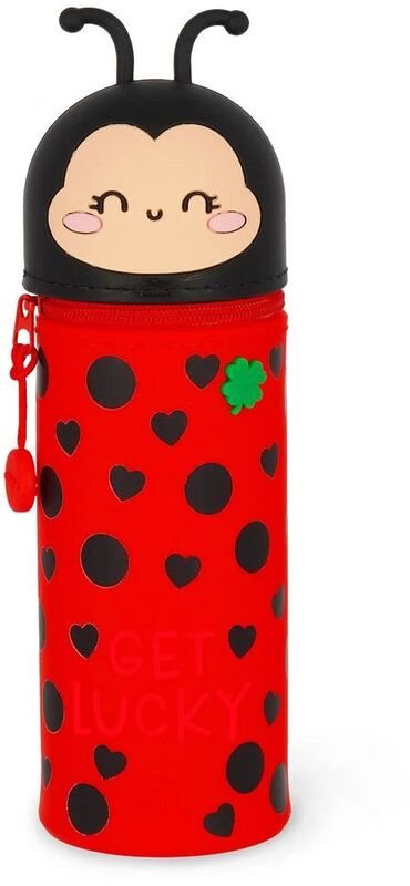 Legami Κασετίνα-Μολυβοθήκη-Kawaii 2 In 1 Soft Silicone-Ladybug (KA0024)