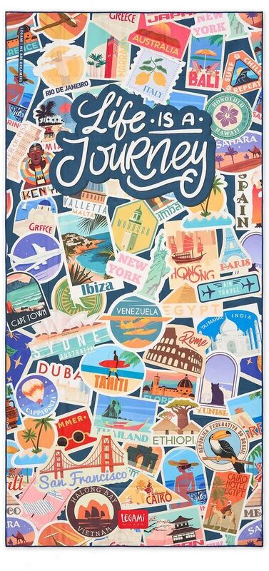 Legami Πετσέτα Θαλάσσης-Travel Stickers (BT0042)