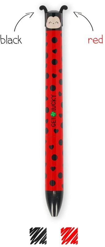 Legami Στυλό Click & Clack Two Color Ballpoint-Ladybug (CLICK0030)