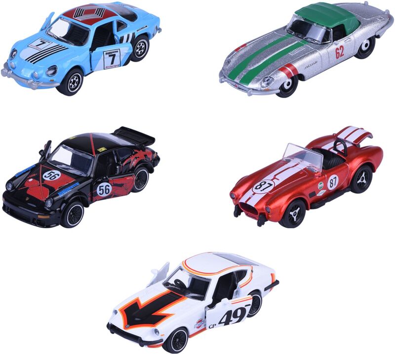 Majorette D/C Giftpack Vintage Racing Σετ 5 Οχήματα 7.5cm (8502005001)