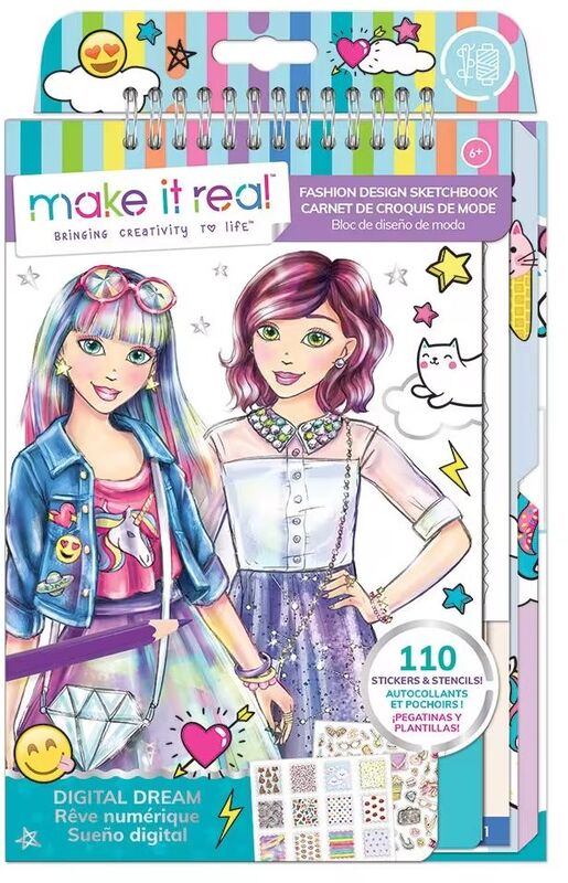 Make it Real Fashion Design Sketchbook Digital Dream (3203)