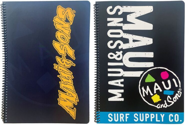 Maui Logo-Surf Supply Τετράδιο A4 Σπιράλ 2 Θεμάτων-2 Σχέδια (339-27440)