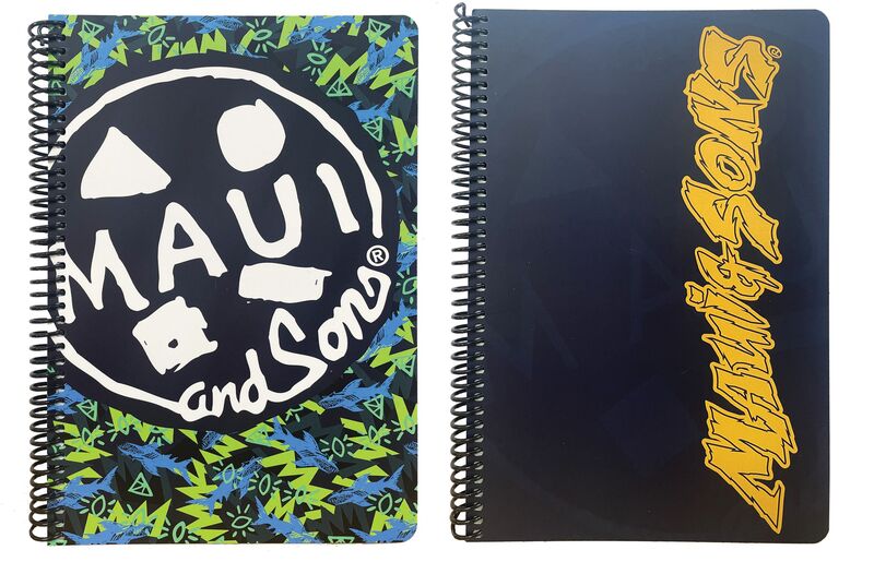 Maui Shark Tank-Logo Τετράδιο 17X25 Σπιράλ 3 Θεμάτων 105 Φύλλων-2 Σχέδια (339-27403)
