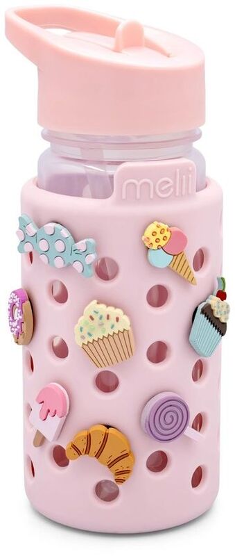 Melii Παγούρι Με Charms 450ml Pink (MEL27720)