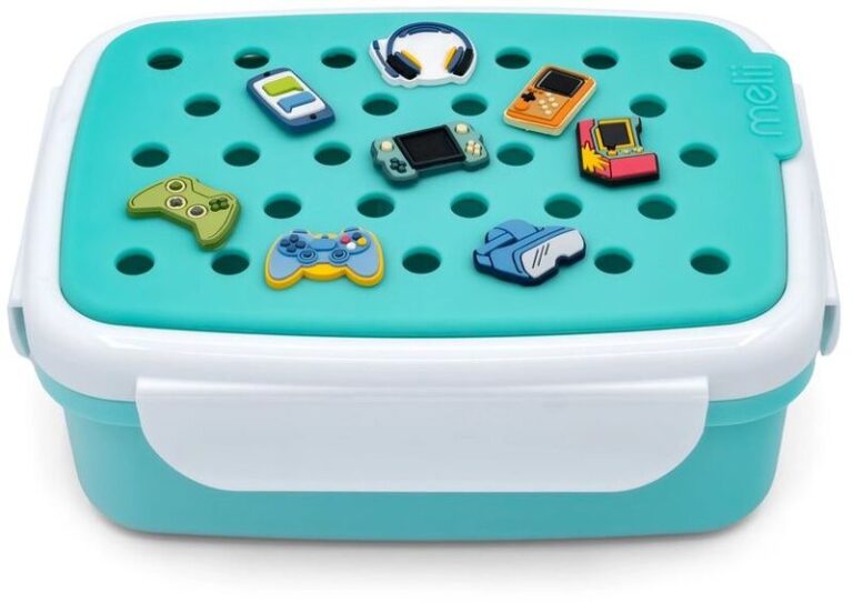 Melii Φαγητοδοχείο Bento Με Charms 880ml Blue (MEL27600)