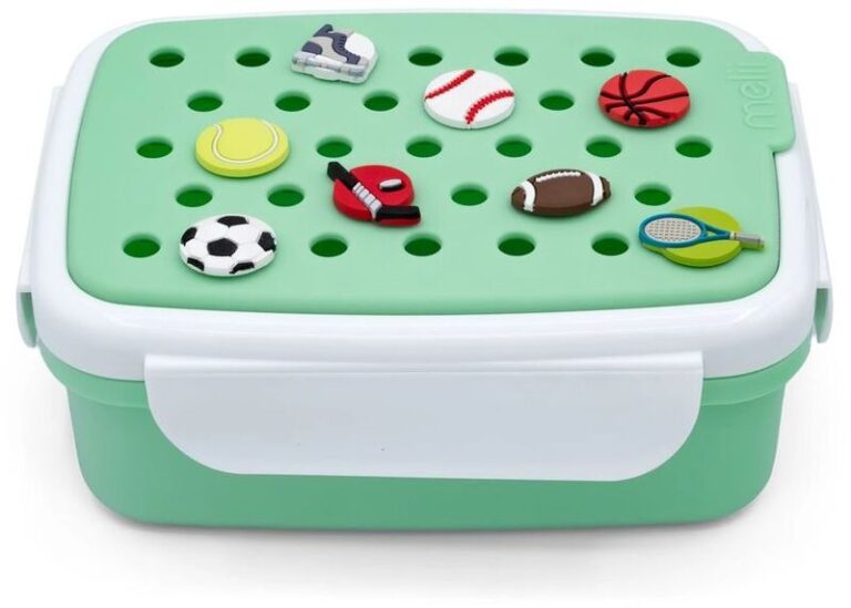 Melii Φαγητοδοχείο Bento Με Charms 880ml Green (MEL27610)