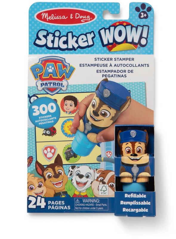 Melissa & Doug Αυτοκόλλητα Wow!-Paw Patrol-3 Σχέδια (6077286)