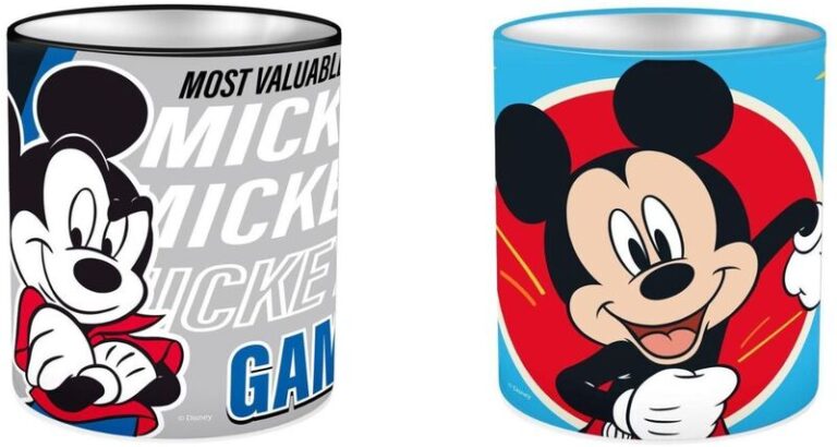 Mickey Μολυβοθήκη Μεταλλική 10x11cm-2 Σχέδια (000562978)