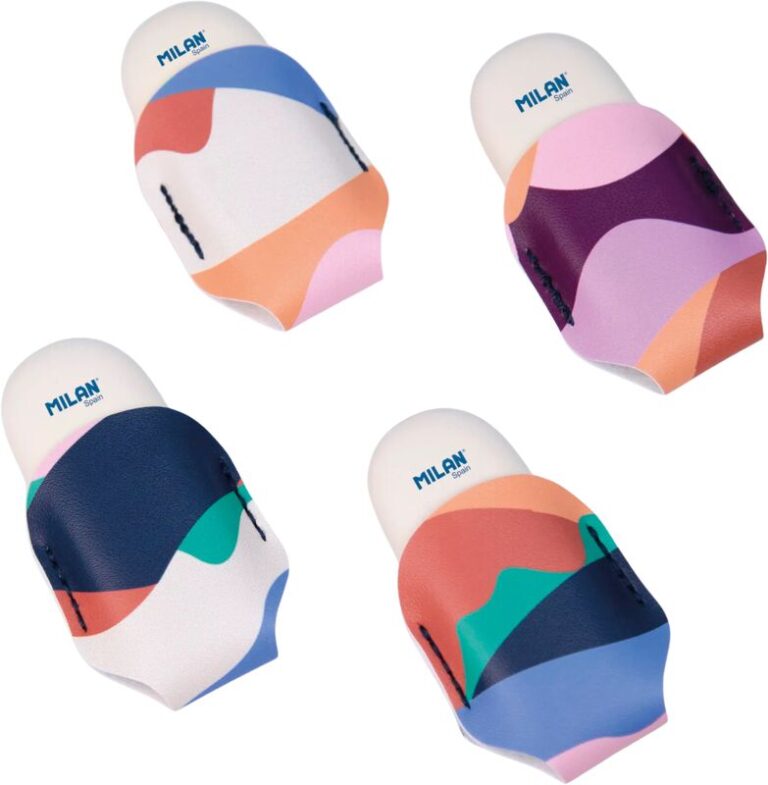 Milan Γόμα Λευκή Με Θήκη Fun-3 Σχέδια (325-00045-CMMFN1012)