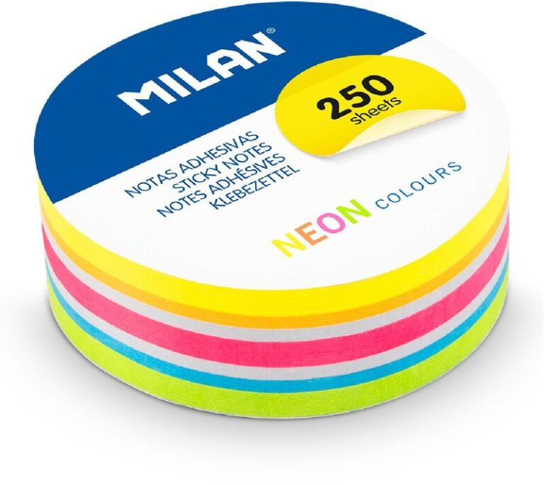 Milan Κύβος Αυτοκόλλητα Χαρτάκια Σημειώσεων Neon Colours (325-01116-41671NE250)