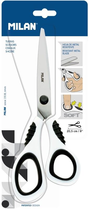 Milan Ψαλίδι Λευκό 20.5cm (325-01025-BWM10150)