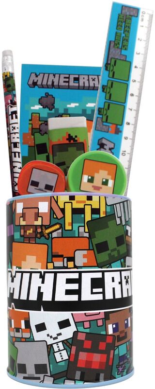 Minecraft Σετ Σχολικό+Μολυβοθήκη (316-04884)