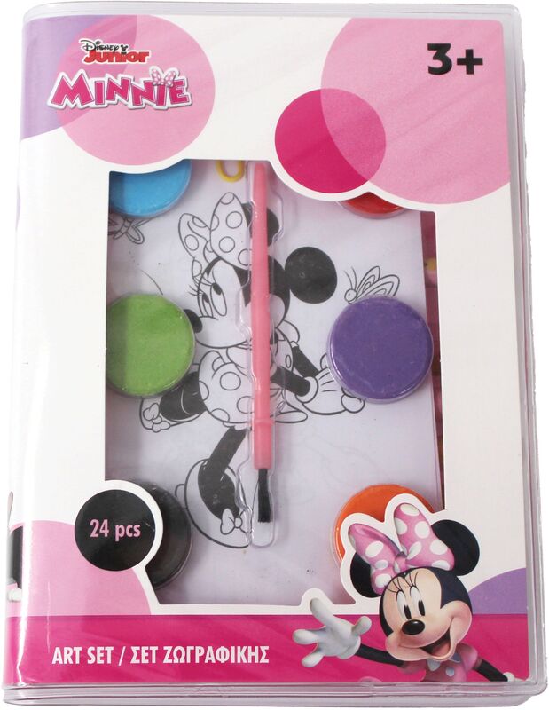 Minnie Σετ Ζωγραφικής 24Τμχ (340-34742)