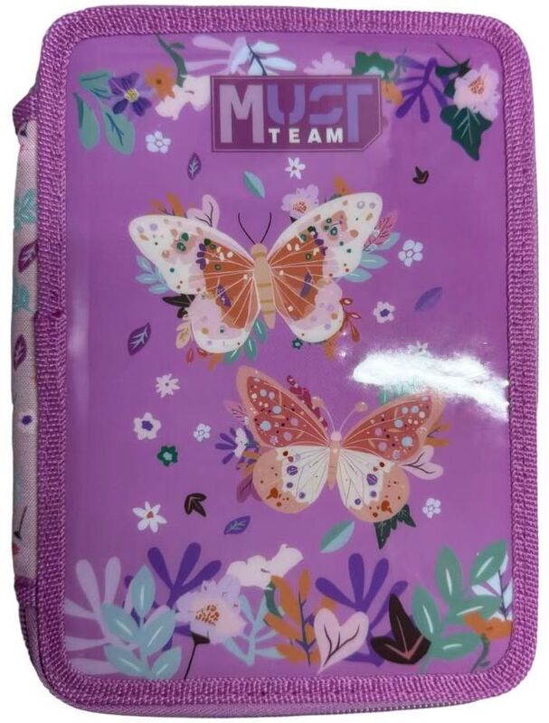 Must Team Butterflies Lilac 26 Κασετίνα Διπλή (000587246)