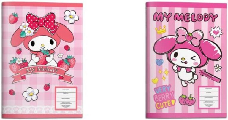 My Melody Τετράδιο Καρφίτσα 17X25 40 Φύλλων-2 Σχέδια-1Τμχ (000490297)