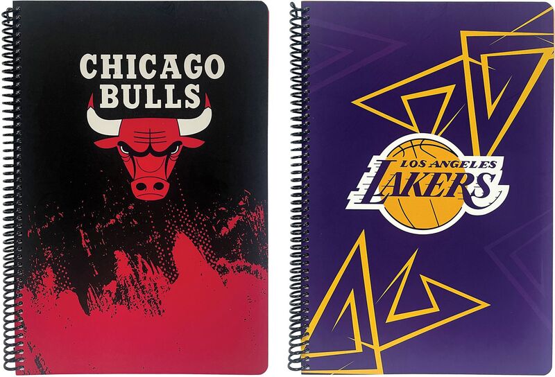 NBA Bulls-Lakers Τετράδιο A4 Σπιράλ 2 Θεμάτων-2 Σχέδια (378-16440)