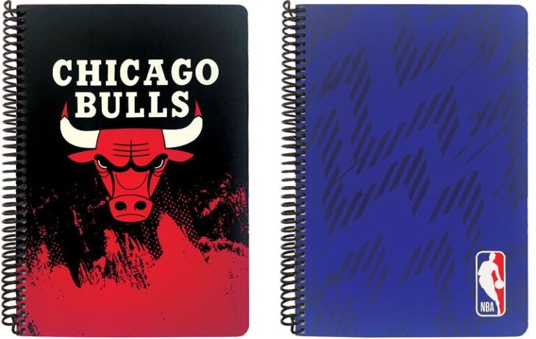 NBA Bulls-NBA Logo Τετράδιο 17X25 Σπιράλ 2 Θεμάτων 70 Φύλλων-2 Σχέδια (378-16402)