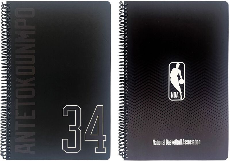 NBA Giannis-NBA Logo Τετράδιο A4 Σπιράλ 3 Θεμάτων 105 Φύλλων-2 Σχέδια (378-13439)