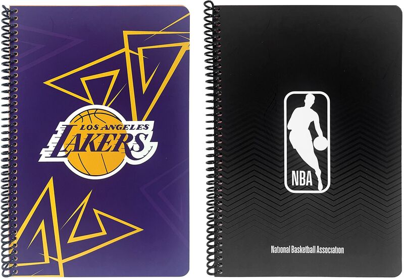 NBA Lakers-NBA Logo Τετράδιο 17X25 Σπιράλ 2 Θεμάτων 70 Φύλλων-2 Σχέδια (378-18402)