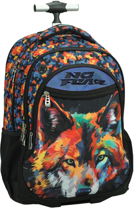 No Fear Colored Wolf 25 Σακίδιο Trolley (348-47074)