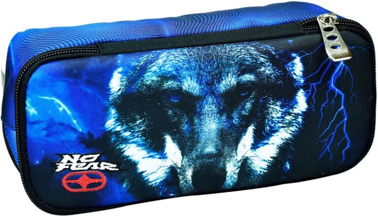 No Fear Night Wolf 24 Κασετίνα Βαρελάκι Οβάλ (348-29141)