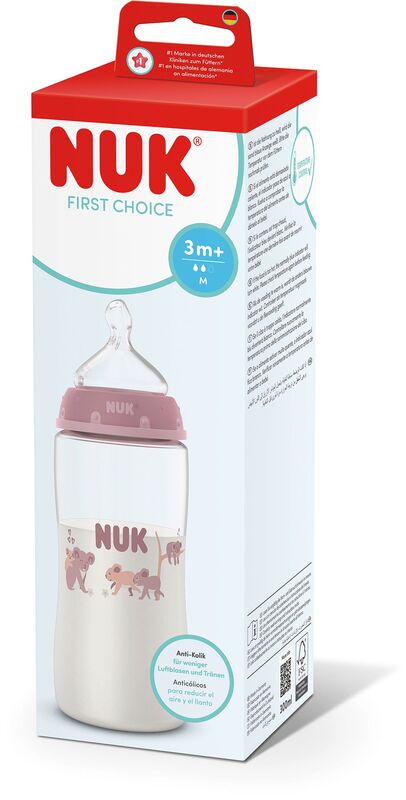 Nuk Μπιμπερό Πλαστικό First Choice Plus PP 300ml Koala Temperature Control (10216343)