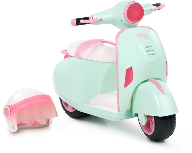 Our Generation Scooter With helmet Light Aqua (BD35585Z)