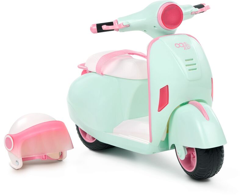 Our Generation Scooter With helmet Light Aqua (BD35585Z)