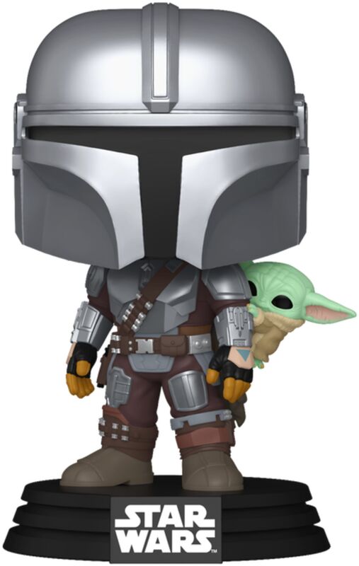 POP!#818 Φιγούρα The Mandalorian With Grogu-Star Wars (111458)