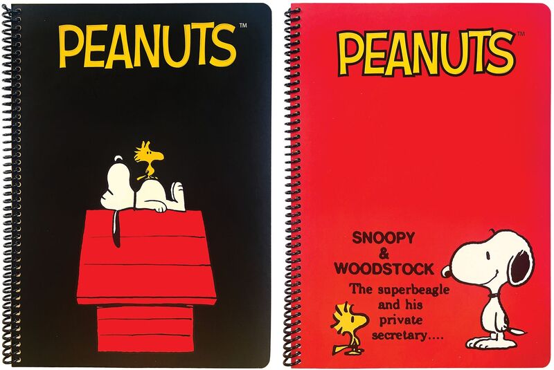 Peanuts Red-Black Τετράδιο A4 Σπιράλ 2 Θεμάτων-2 Σχέδια (365-11440)