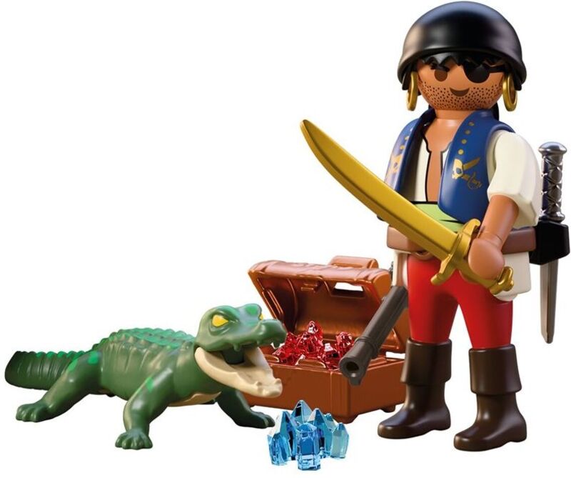 Playmobil Special Plus Πειρατής Εναντίον Αλιγάτορα (72154)