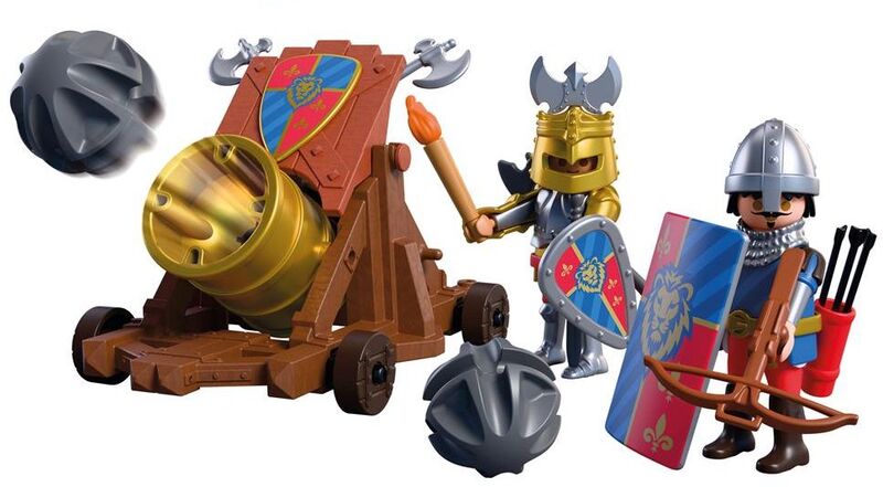 Playmobil Λεοντόκαρδοι Ιππότες Με Κανόνι (72115)