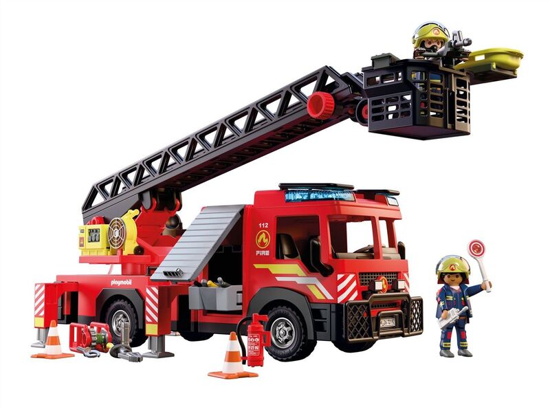 Playmobil Πυροσβεστικό Όχημα Με Σκάλα & Καλάθι (72192)