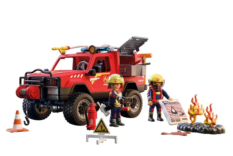 Playmobil Φορτηγό Παντός Εδάφους Πυροσβεστικής (72194)