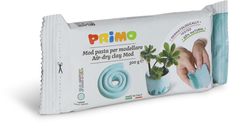 Primo Πηλός Pastel Light Green 500gr (MOD500BLG5)