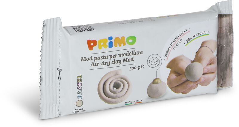 Primo Πηλός Pastel Light Grey 500gr (MOD500G7)