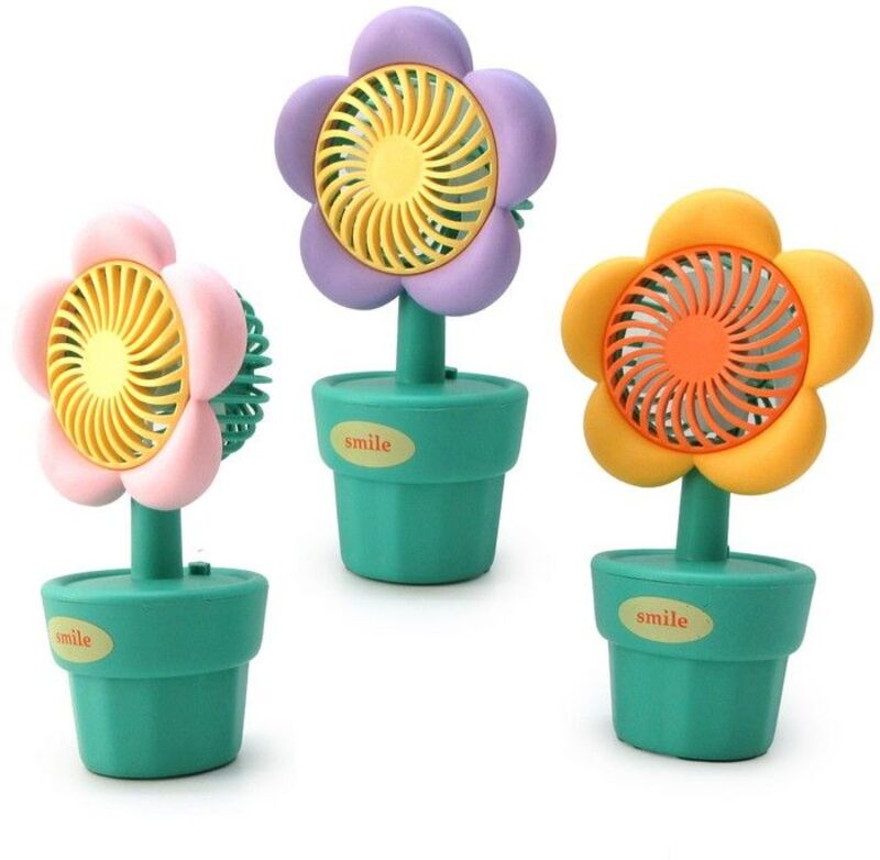 Puckator Ανεμιστηράκι Flower Pot-3 Σχέδια-1Τμχ (FAN22)