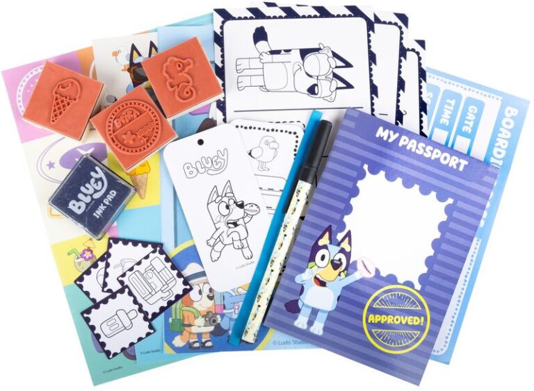 RMS Bluey Βαλιτσάκι Δραστηριοτήτων Travel Activity Set (43-0018)
