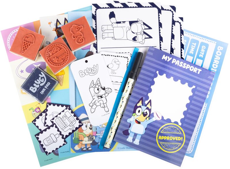RMS Bluey Βαλιτσάκι Δραστηριοτήτων Travel Activity Set (43-0018)