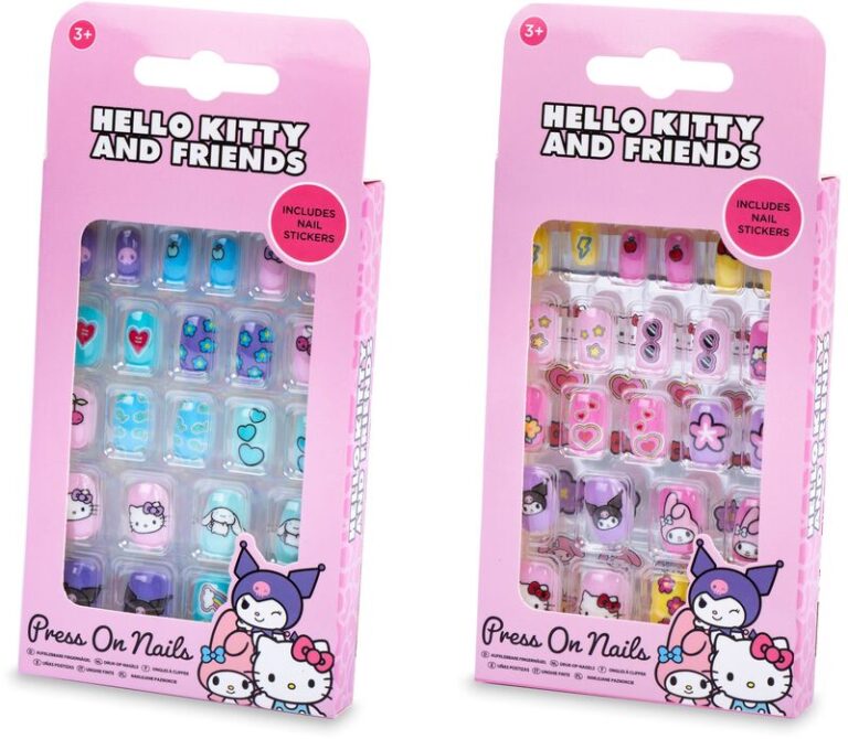 RMS Hello Kitty Σετ Νυχιών Press On Nails-2 Σχέδια-1Τμχ (04-6150)