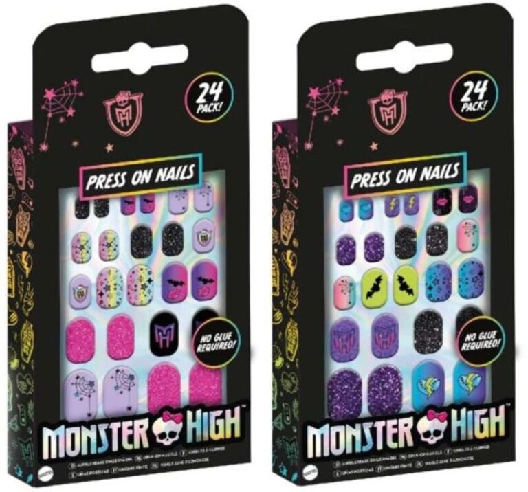 RMS Monster High Press On Nails-2 Σχέδια-1Τμχ (71-0027)