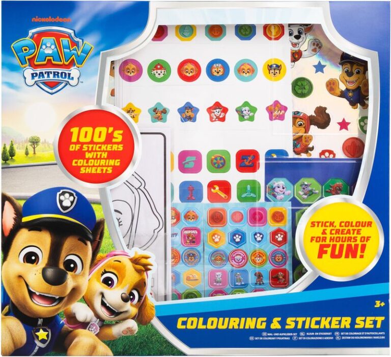 RMS Paw Patrol Σετ Ζωγραφικής & Αυτοκόλλητα 500Τμχ (97-0266)